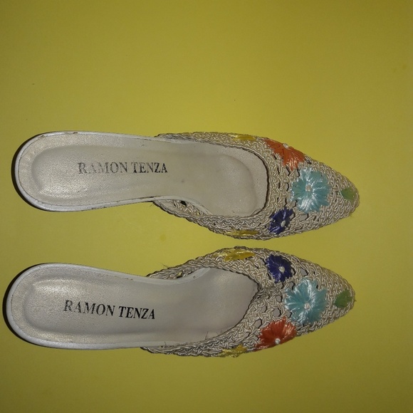 Ramon Tenza Spain Leather Sole 7US Low Heel ladies - Picture 3 of 6